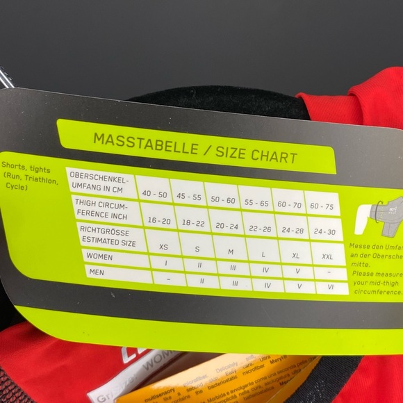 Women’s CEP Dynamic +Triathlon Compression Skinsuit Sz V (XL) NWT Black/Red NWT - Picture 14 of 14